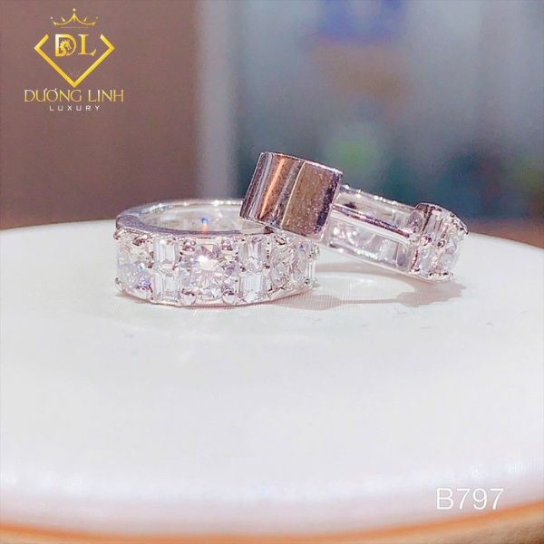 Bông Tai Kim Cương – B797